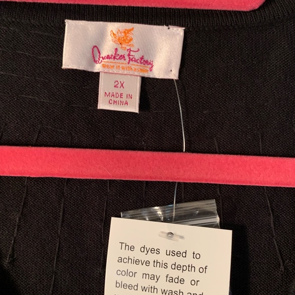 Quacker Factory Cardigan Tank Sweater - Picture 3 of 10